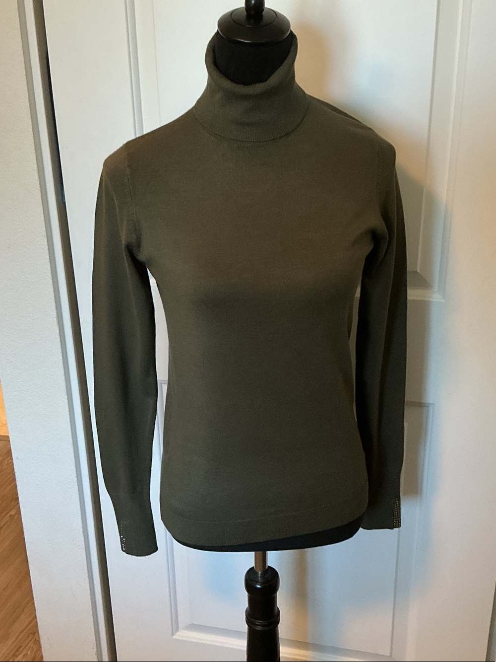 Liu Jo Olive Green Turtleneck Sweater S
